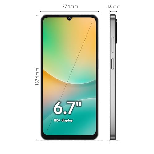 Samsung Galaxy M06 5G (Blazing Black, 4GB RAM, 64GB Storage) | MediaTek Dimensity 6300 | AnTuTu Score 422K+ | 12 5G Bands | 25W Fast Charging | 4 Gen of OS Upgrades | Without Charger