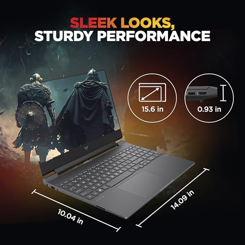 HP Smartchoice Victus, 13th Gen i7-13620H, 6GB RTX 4050, 16GB DDR4(Upgradeable) 512GB SSD, 144Hz, 300nits, FHD, 15.6''/39.6cm, Win11, M365* Office24, Mica Silver, 2.3kg, fa2100/03/04tx, Gaming Laptop