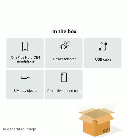 OnePlus Nord CE4 (Dark Chrome, 8GB RAM, 128GB Storage) | Lifetime Display Warranty | Qualcomm® Snapdragon™ 7 Gen 3 - Best in The Segment | 50 MP Camera with OIS