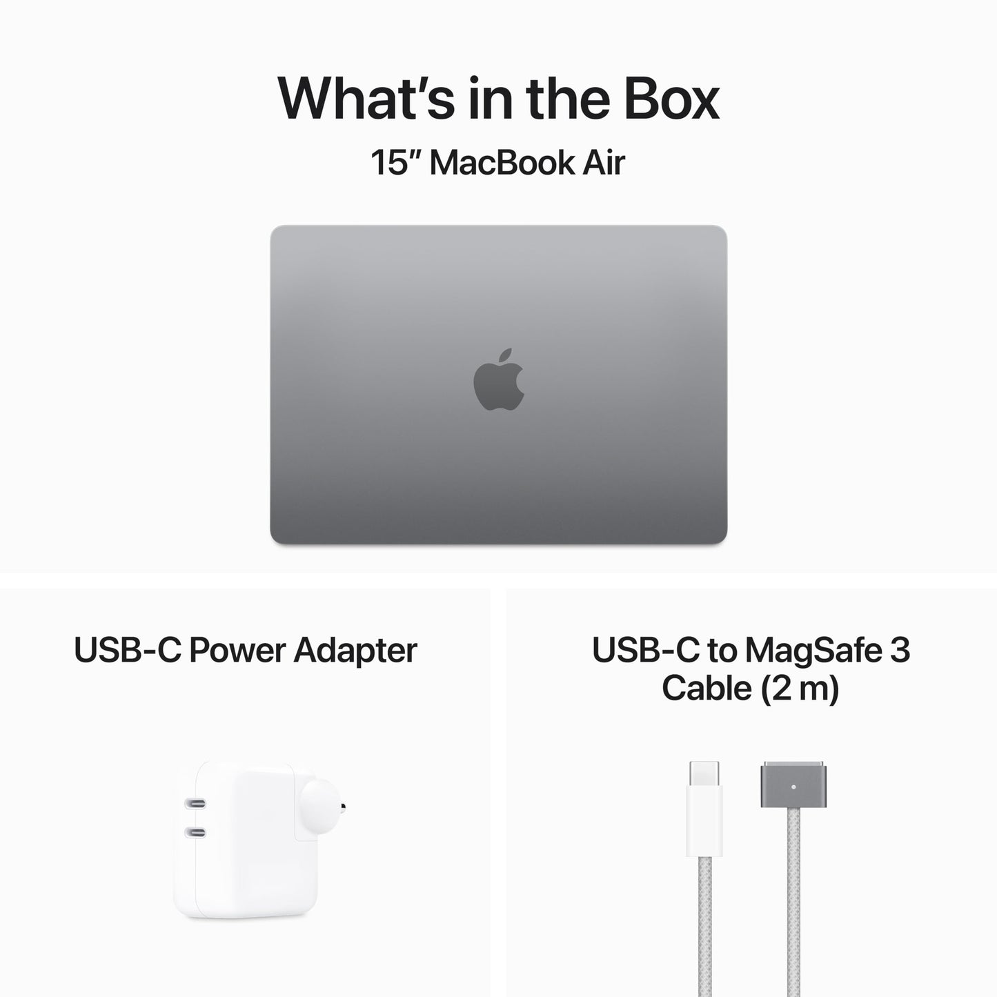 Apple 2024 MacBook Air 15″ Laptop with M3 chip: 38.91 cm (15.3″) Liquid Retina Display, 16GB Unified Memory, 256GB SSD Storage, Backlit Keyboard, 1080p FaceTime HD Camera, Touch ID- Space Grey