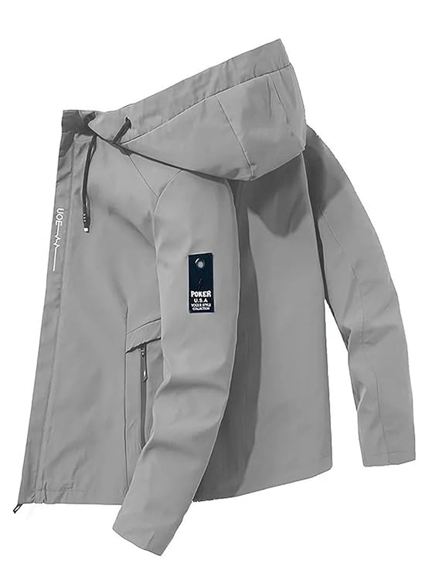 Lymio Jackets || Jacket for men || Lightweight Outwear Jacket (J-9-Grey-L)