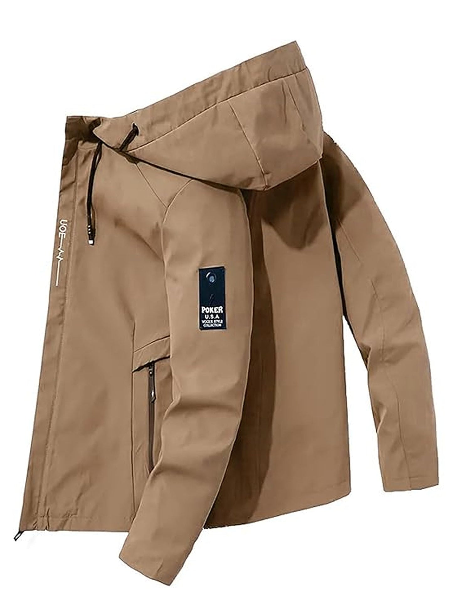 Lymio Jackets || Jacket for men || Lightweight Outwear Jacket (J-8-Khakhi-L)