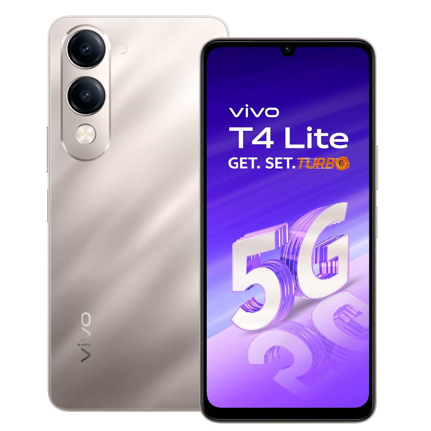 Vivo T4 Lite 5G Titanium Gold_128GB+6GB