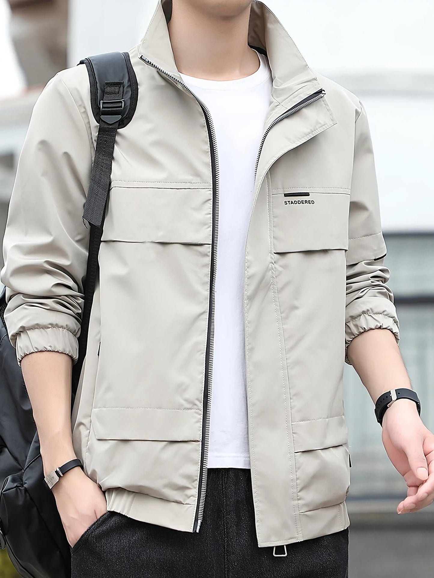 Lymio Jackets || Jacket for men || Lightweight Outwear Jacket (J-11-Grey-XL)