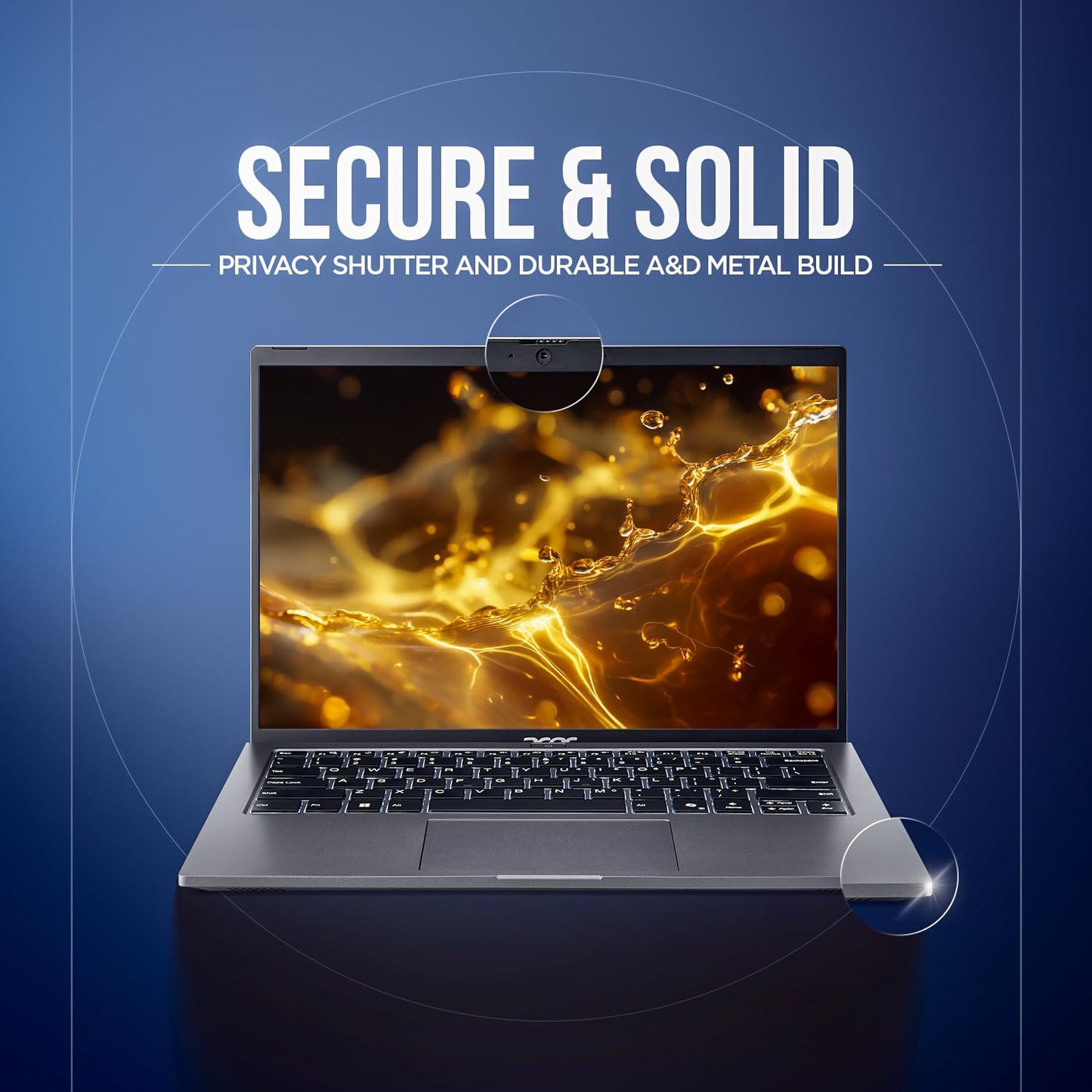 acer Aspire Go 14, Intel Core Ultra 5 125H (14th Gen),16GB DDR5 RAM/1TB SSD, WUXGA IPS, 14.0"/35.56 cm, Win 11, MS Office, Steel Gray, 1.5 kg, AG14-71M,Backlit Keyboard, AI Powered Premium Laptop