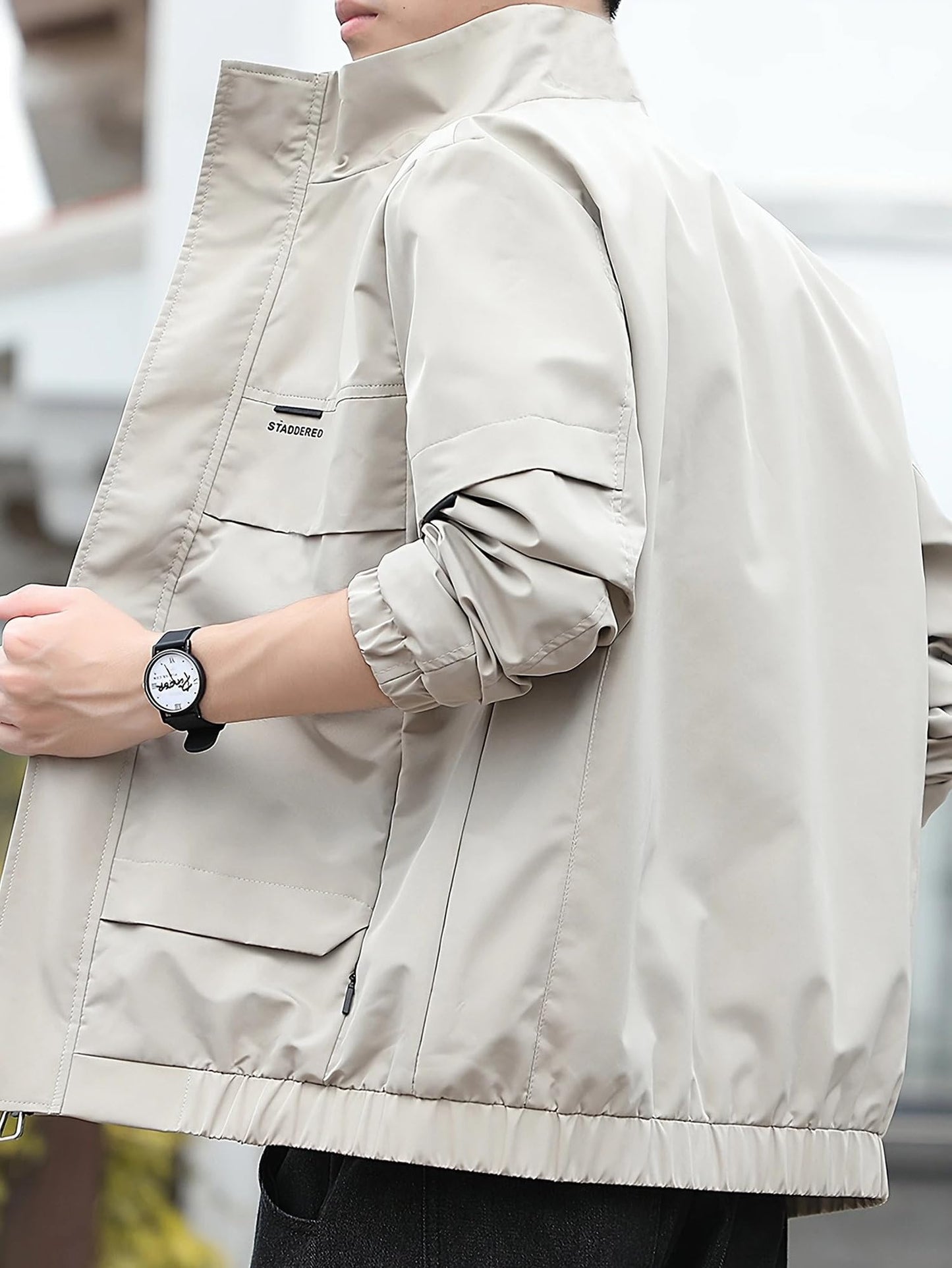Lymio Jackets || Jacket for men || Lightweight Outwear Jacket (J-11-Grey-XL)