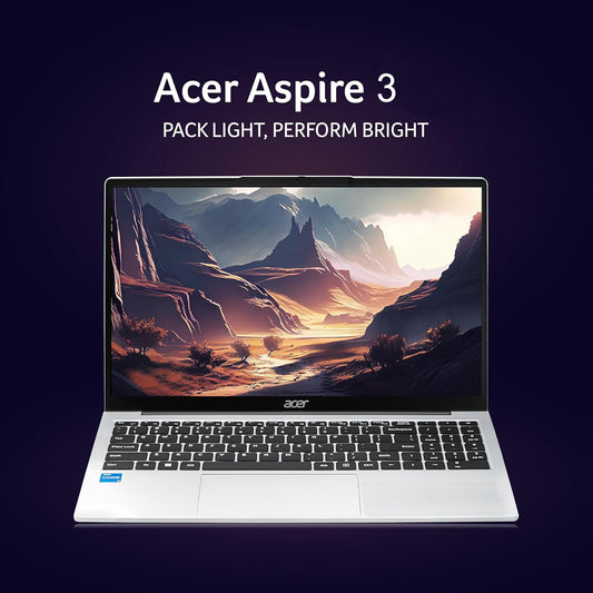 Acer Aspire 3 (2025) Intel Core i3 13th Gen 1305U - (24 GB/512 GB SSD/Intel UHD Graphics/Windows 11 Home) Thin and Light Laptop/15.6" FHD IPS Display/Metal Body/Silver/1.5 Kg/MSO 2021/3 Years Warranty