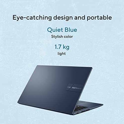 ASUS Vivobook 15, Smartchoice,Intel Core i5 13th Gen 13420H,16GB RAM, 512GB SSD, FHD 15.6",Windows 11, Office Home 2024, Quiet Blue, 1.70 kg, X1502VA-BQ836WS,Intel UHD iGPU, M365 Basic (1Year)* Laptop