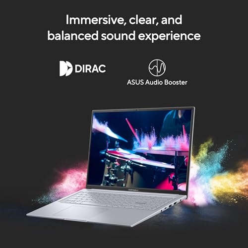 ASUS Vivobook 16X,Smartchoice,Intel Core i7-13620H,Creator/Gaming Laptop(RTX 3050-4GB/16GB RAM/512GB SSD/FHD+/16"/144Hz/M365 Basic (1Year)*/Office Home 2024/Cool Silver/1.8 Kg) K3605VC-RP492WS