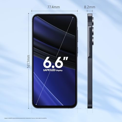 Samsung Galaxy A55 5G (Awesome Navy, 12GB RAM, 256GB Storage) | AI | Metal Frame | 50 MP Main Camera (OIS) | Super HDR Video| Nightography | IP67 | Corning Gorilla Glass Victus+ | sAMOLED Display