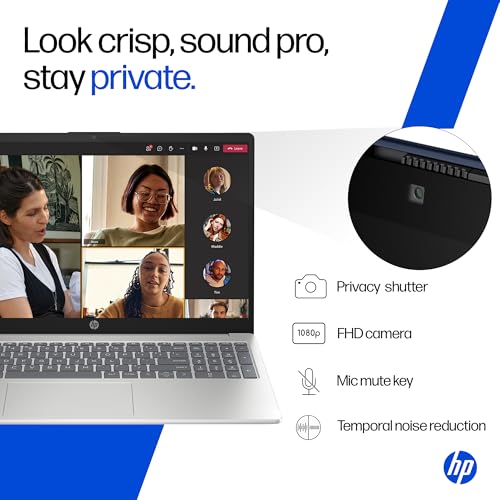 HP 15, 13th Gen Intel Core i7-1355U (16GB DDR4, 512GB SSD) FHD, Anti-Glare, 15.6’’/39.6cm, Win11, M365(1yr)* Office 24, Silver, 1.59kg, Iris Xe, FHD Camera w/Shutter, Backlit Laptop fd0468tu/fd0515tu