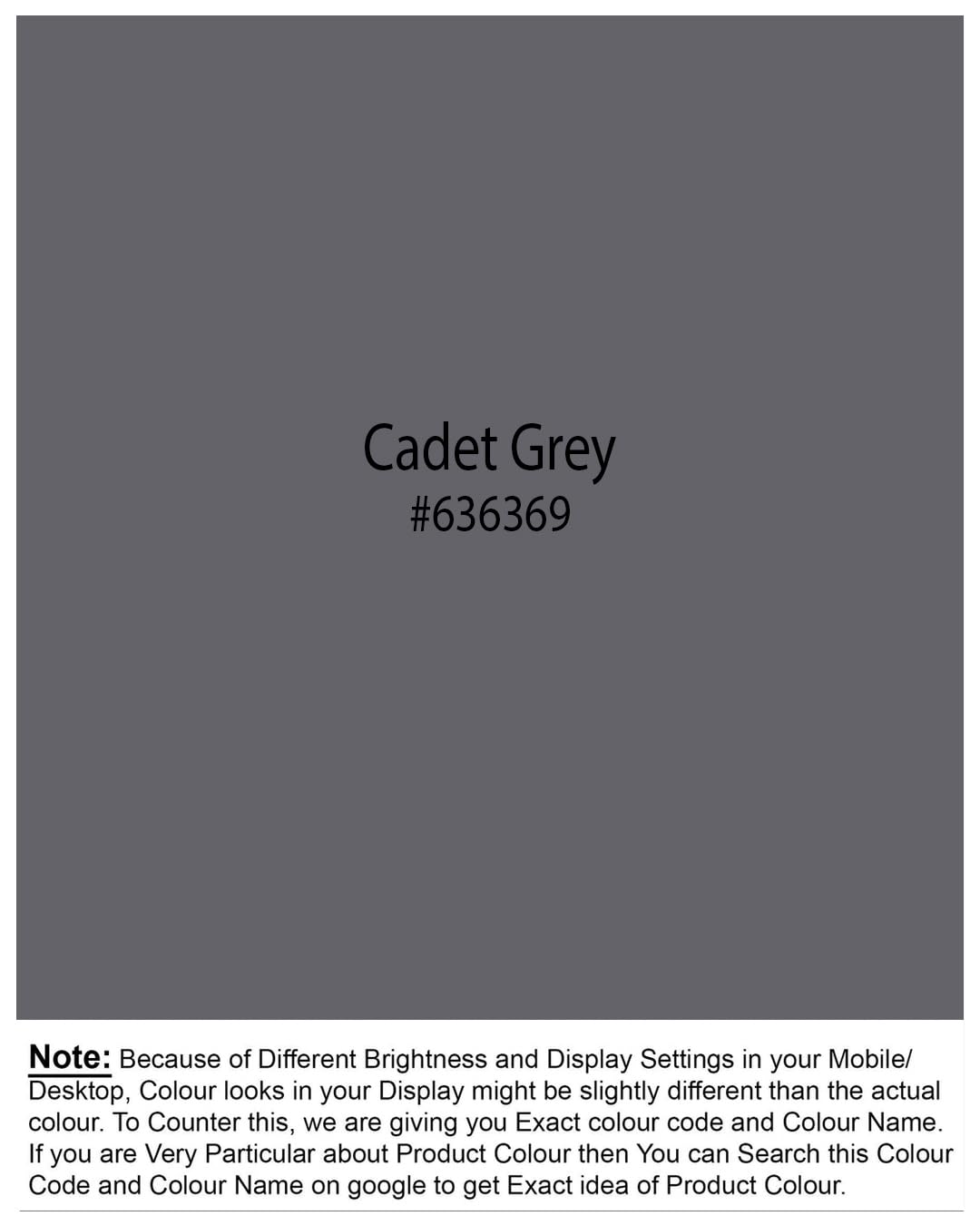 CB-COLEBROOK Men Regular Fit Solid Spread Collar Casual Shirt (Large, Cadet Grey)