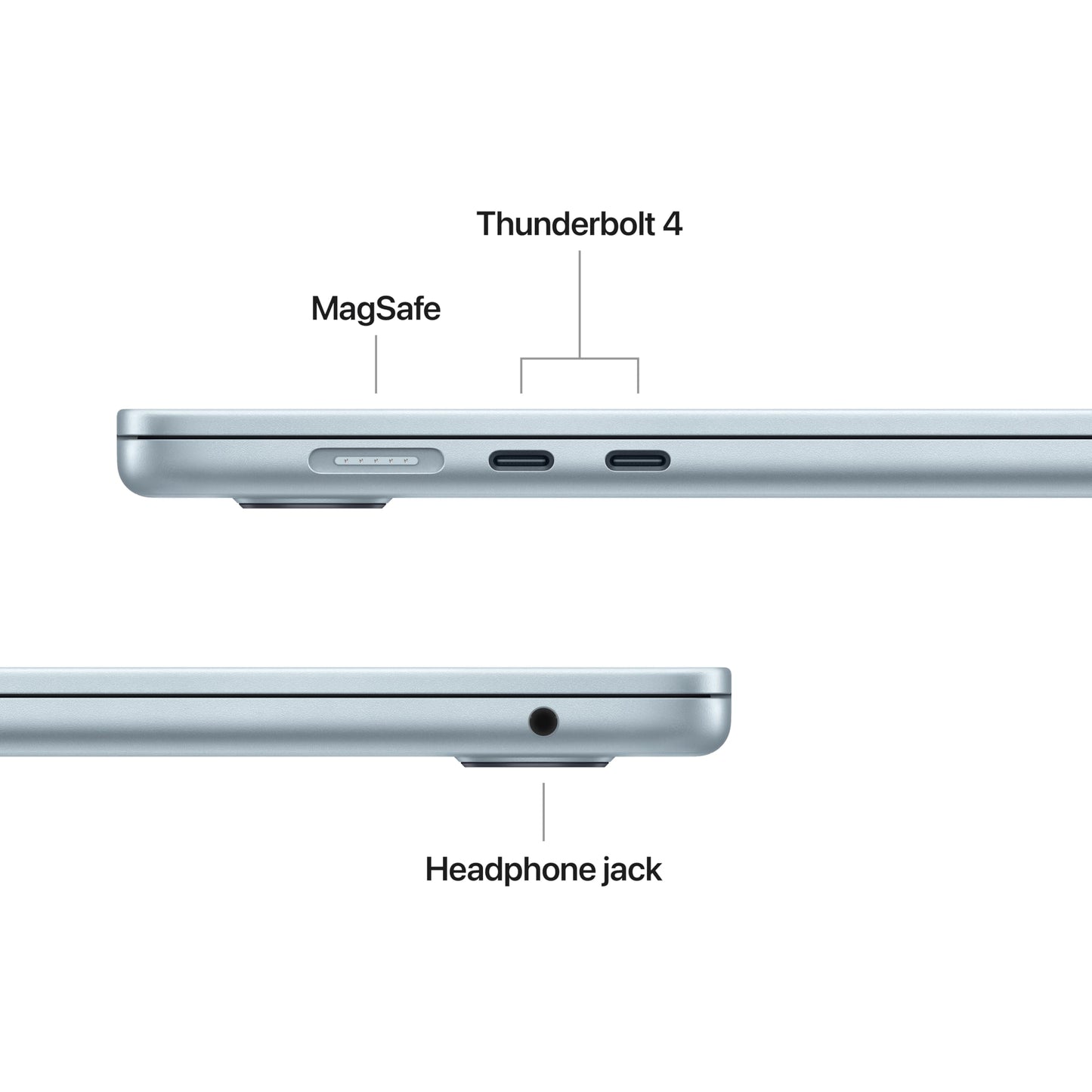 Apple 2025 MacBook Air (15-inch, Apple M4 chip with 10-core CPU and 10-core GPU, 16GB Unified Memory, 256GB) - Sky Blue