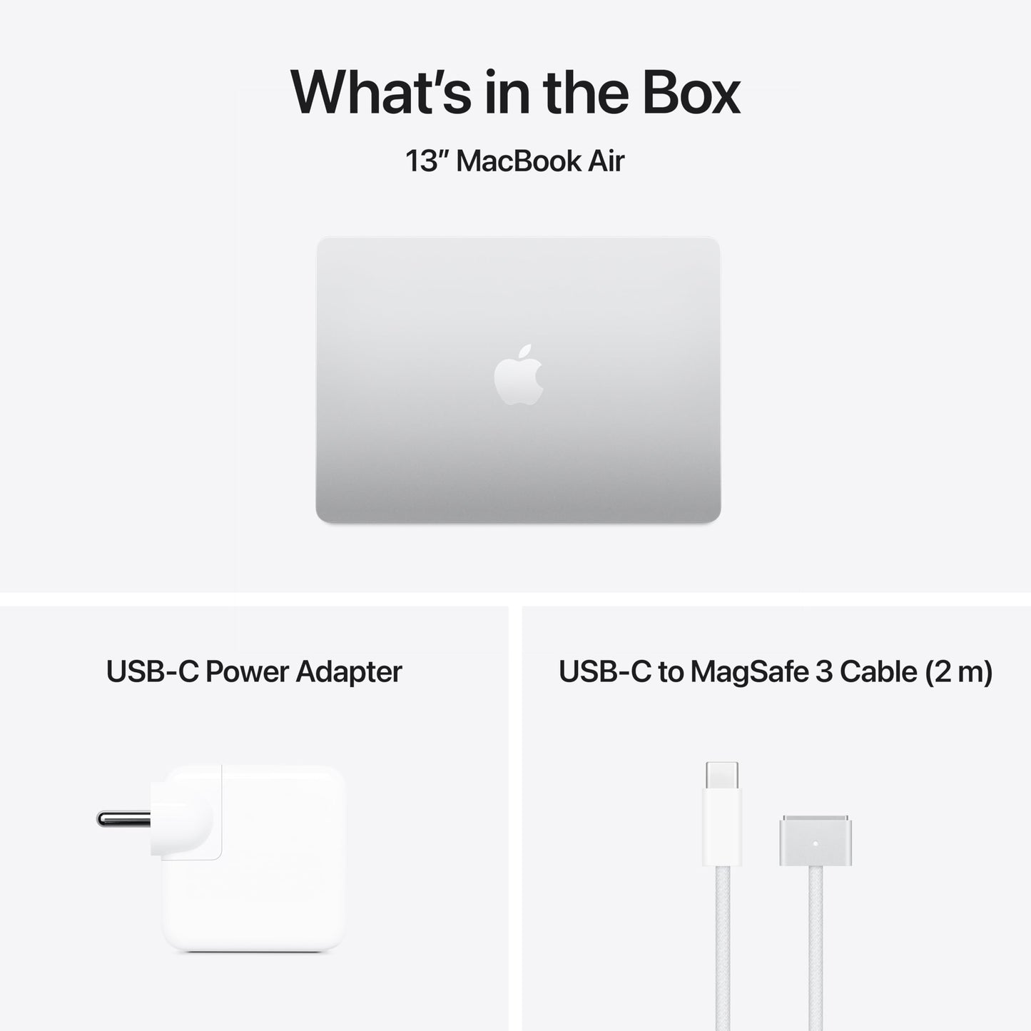 Apple 2025 MacBook Air (13-inch, Apple M4 chip with 10-core CPU and 10-core GPU, 16GB Unified Memory, 512GB) - Silver