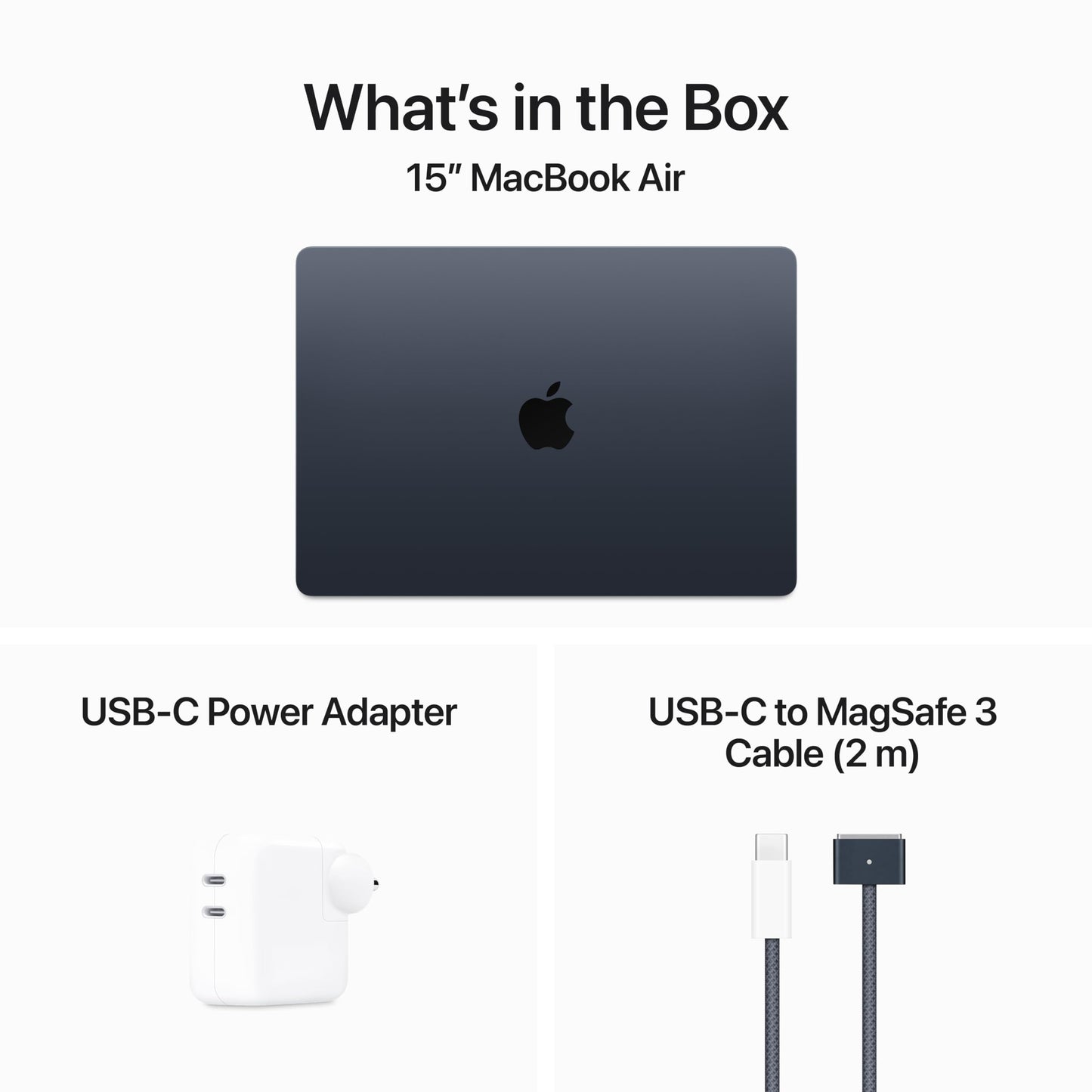 Apple 2024 MacBook Air 15″ Laptop with M3 chip: 38.91 cm (15.3″) Liquid Retina Display, 24GB Unified Memory, 512GB SSD Storage, Backlit Keyboard, 1080p FaceTime HD Camera, Touch ID- Midnight