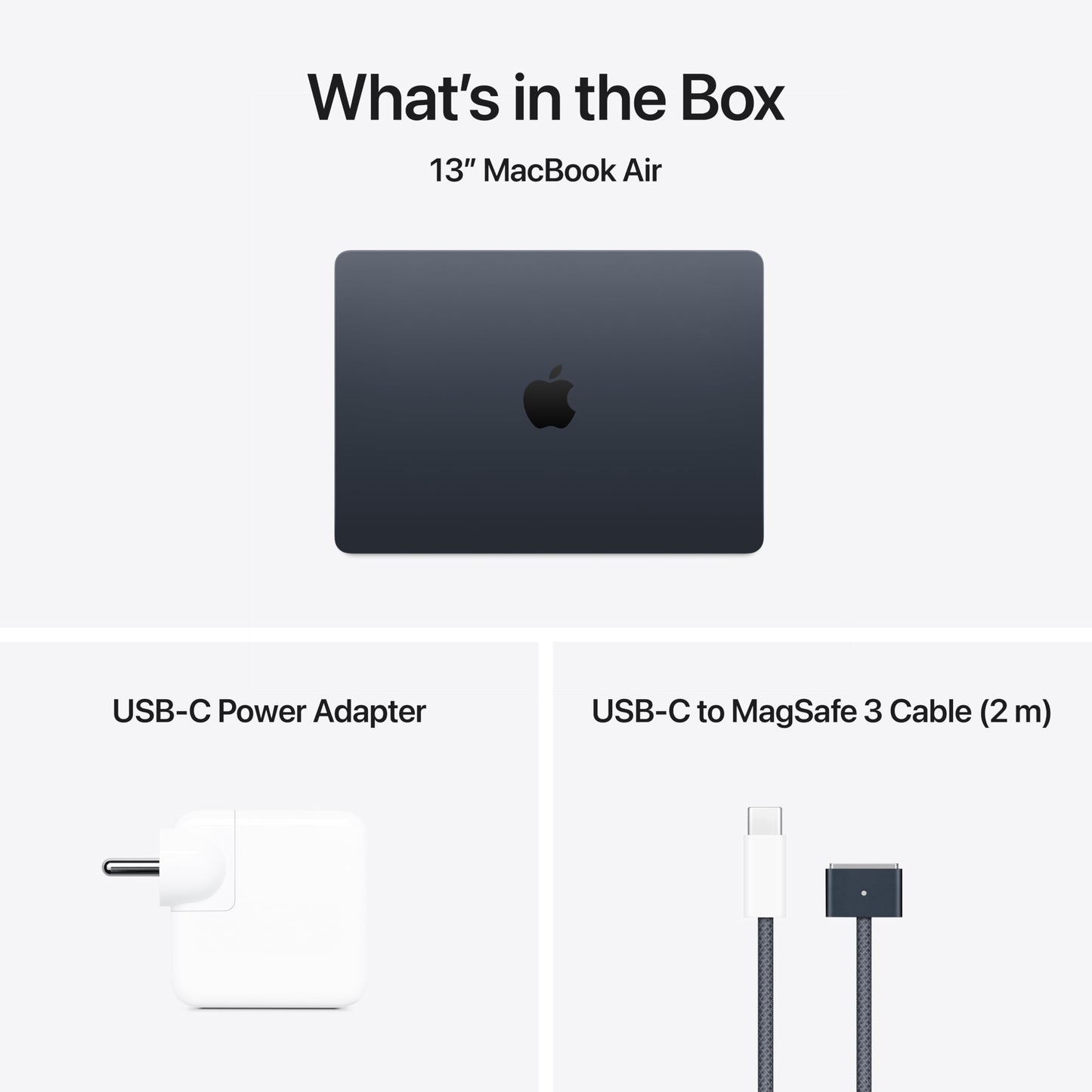 Apple 2025 MacBook Air (13-inch, Apple M4 chip with 10-core CPU and 10-core GPU, 24GB Unified Memory, 512GB) - Midnight