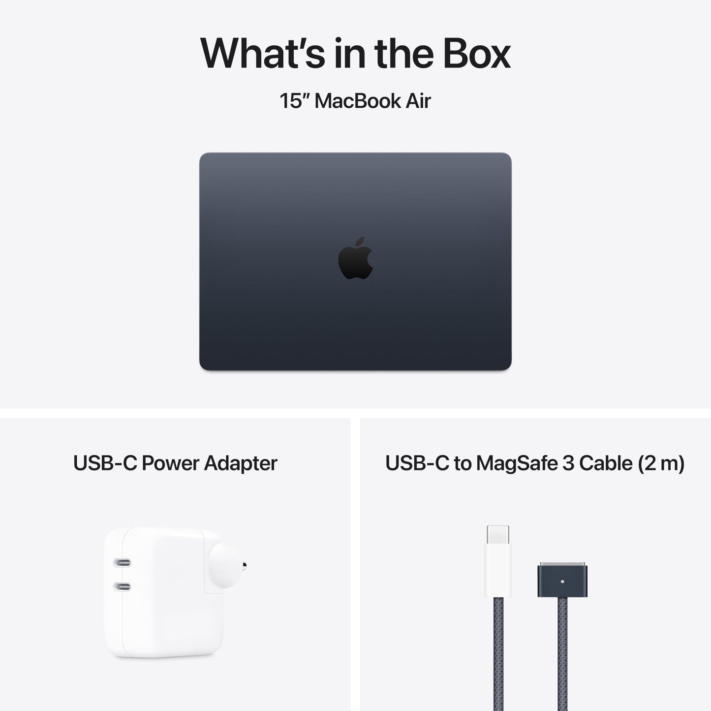Apple 2025 MacBook Air (15-inch, Apple M4 chip with 10-core CPU and 10-core GPU, 16GB Unified Memory, 256GB) - Midnight
