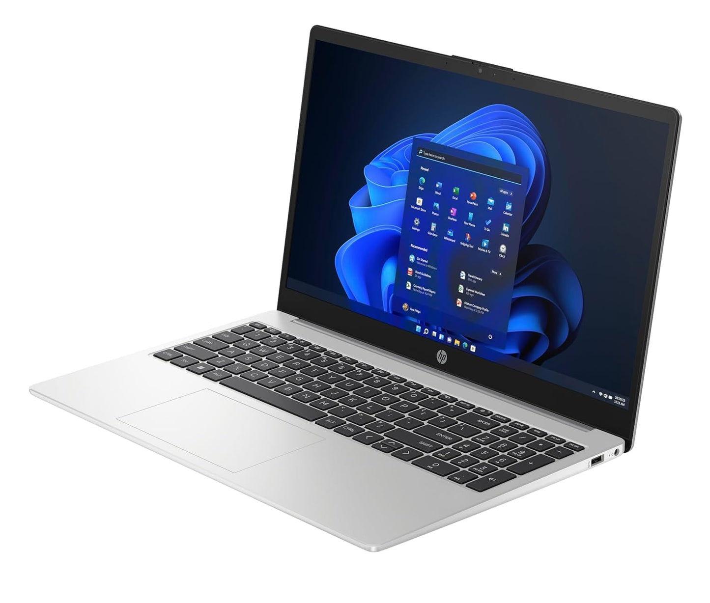 HP Professional 15 (2025), Intel Core i5 13th Gen 1334U - (32 GB/512 GB SSD/Intel Iris Xe Graphics/Windows 11 Pro) Thin and Light Business Laptop/15.6" FHD Display/Backlit/Turbo Silver/1.5 kg/MSO 2021