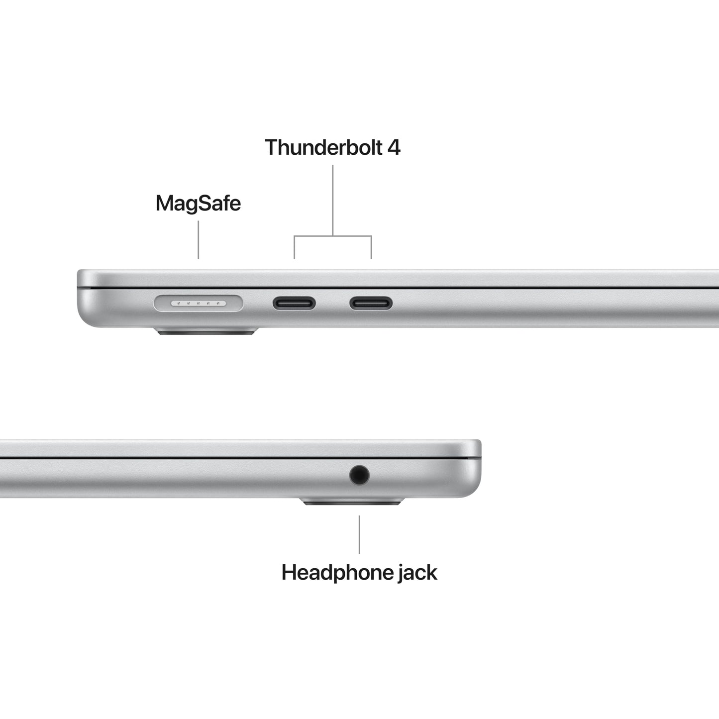 Apple 2025 MacBook Air (13-inch, Apple M4 chip with 10-core CPU and 10-core GPU, 16GB Unified Memory, 512GB) - Silver