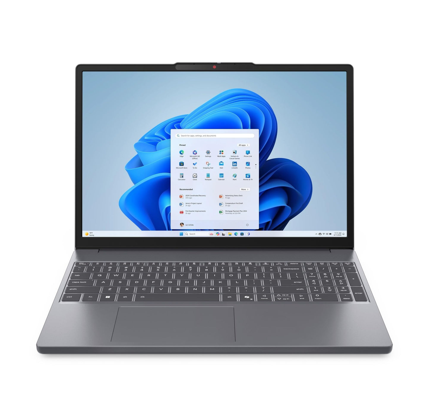 Lenovo IdeaPad Slim 3 14th Gen Intel Core 5 210H 15.3 inch (38.8cm) WUXGA IPS Laptop (16GB RAM/512GB SSD/Windows 11/Office Home 2024/Backlit Keyboard/1Yr ADP Free/Grey/1.6Kg), 83K4004UIN