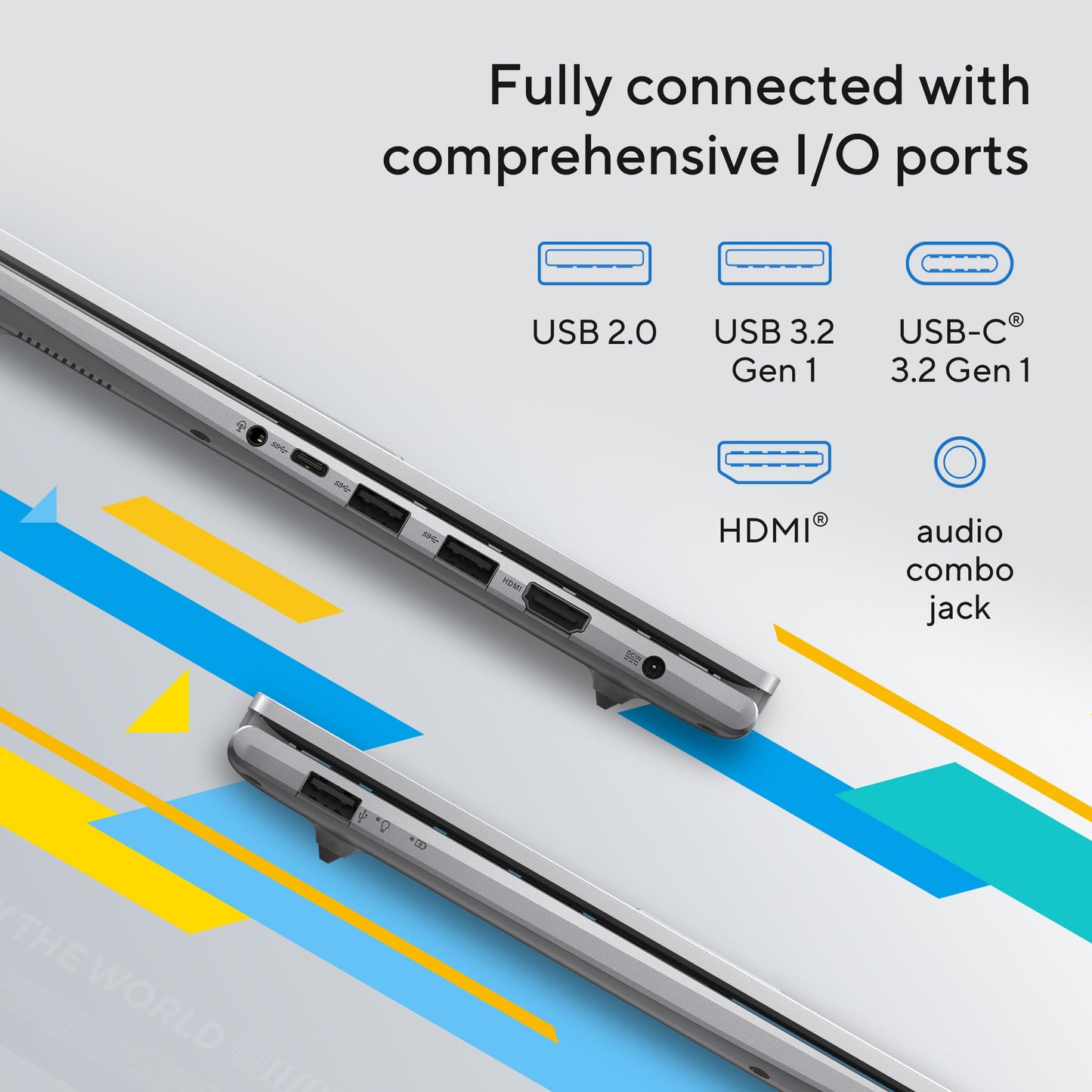ASUS Vivobook 14, (i5 14th Gen) Intel Core 5 120U, Thin & Light Laptop(16GB RAM/512GB SSD/FHD/14/60Hz/Fingerprint Reader/M365 Basic (1Year)*/Office Home 2024/Quiet Blue/1.4 Kg) X1404VAP-EB542WS