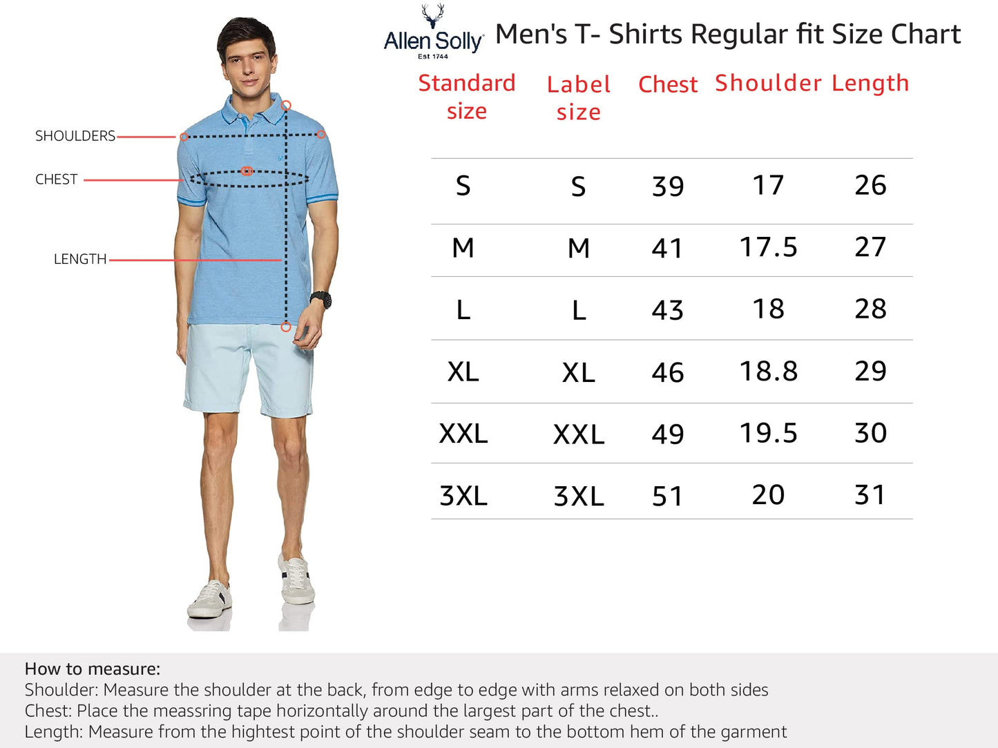 Allen Solly Men's Plain Regular Fit Cotton Polo (AMKP317G04249_Jet Black_Medium)