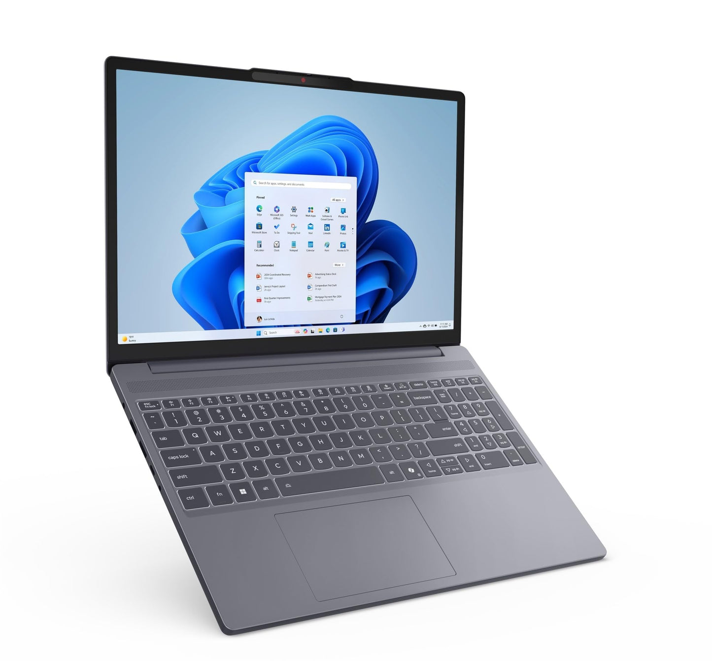Lenovo IdeaPad Slim 3 14th Gen Intel Core 5 210H 15.3 inch (38.8cm) WUXGA IPS Laptop (16GB RAM/512GB SSD/Windows 11/Office Home 2024/Backlit Keyboard/1Yr ADP Free/Grey/1.6Kg), 83K4004UIN