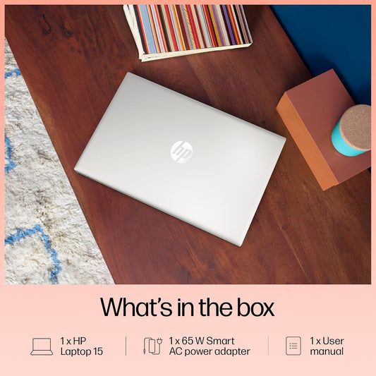 HP Professional 15 (2025), Intel Core i5 13th Gen 1334U - (32 GB/512 GB SSD/Intel Iris Xe Graphics/Windows 11 Pro) Thin and Light Business Laptop/15.6" FHD Display/Backlit/Turbo Silver/1.5 kg/MSO 2021