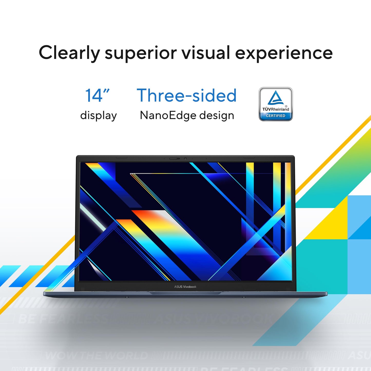 ASUS Vivobook 14, (i5 14th Gen) Intel Core 5 120U, Thin & Light Laptop(16GB RAM/512GB SSD/FHD/14/60Hz/Fingerprint Reader/M365 Basic (1Year)*/Office Home 2024/Quiet Blue/1.4 Kg) X1404VAP-EB542WS