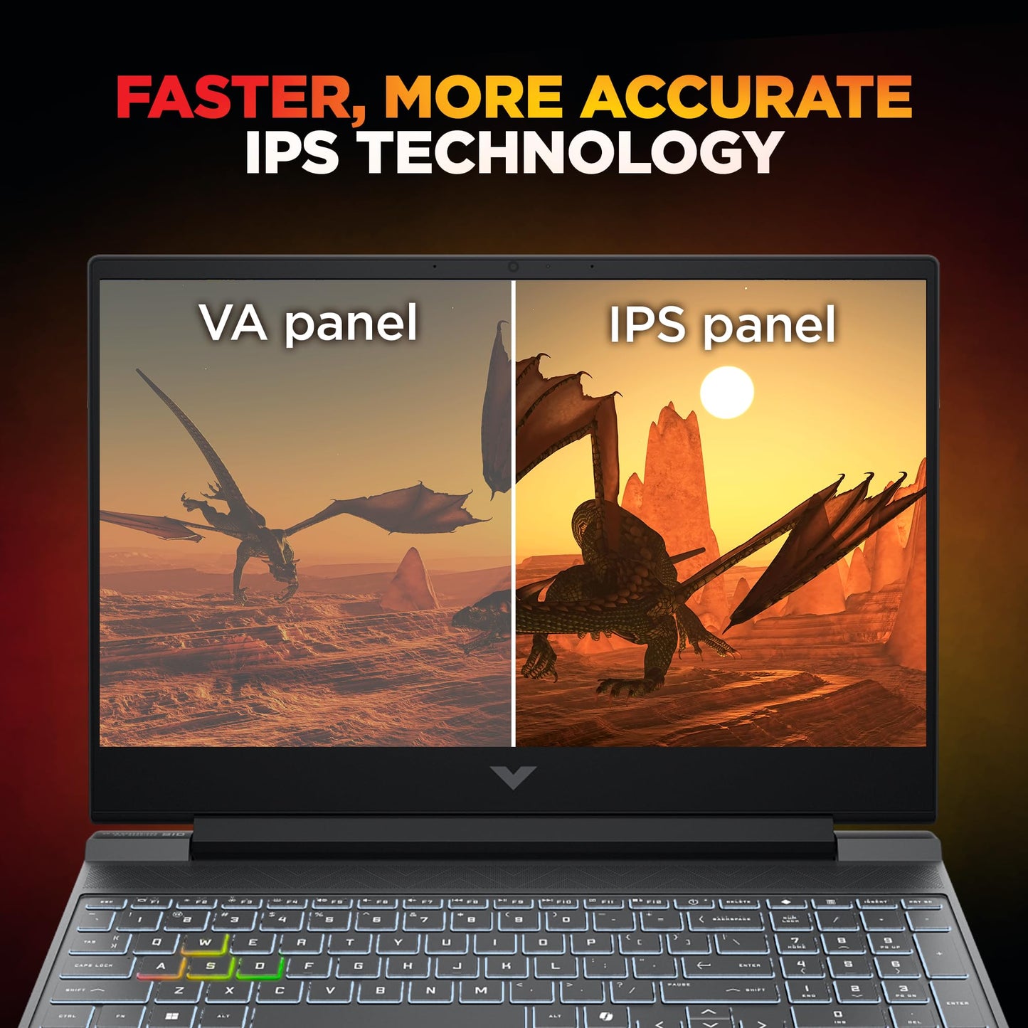 HP Victus, 13th Gen Intel Core i7-13620H, 8GB RTX 5060, 24GB DDR5(Upgradeable) 1TB SSD, 144Hz, 300nits, IPS, FHD, 15.6"/39.6cm, Win11, M365* Office 24, Mica Silver, 2.29Kg, fa2308TX, RGB Laptop