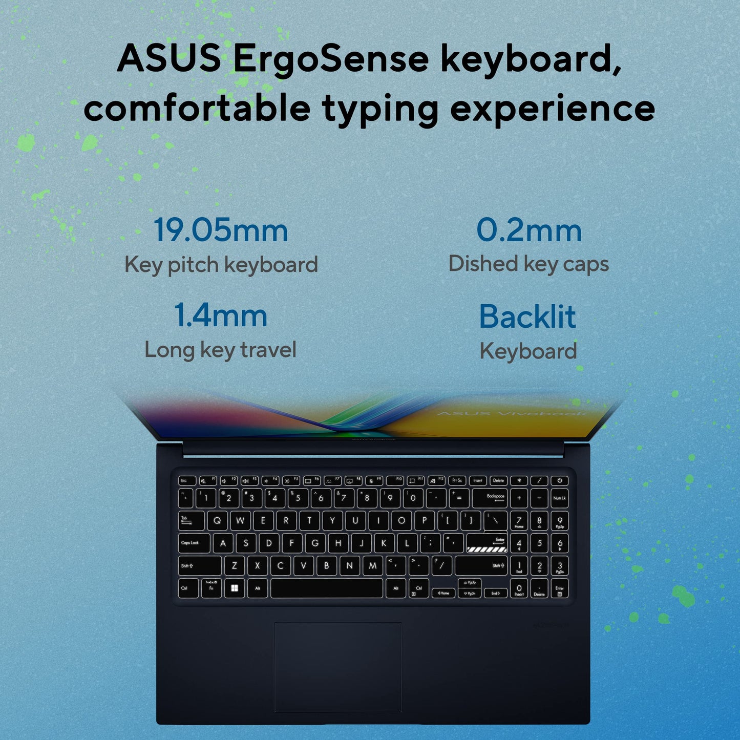 ASUS Vivobook 15,13th Gen,Intel Core i7-13620H(Intel UHD iGPU/16GB RAM/1TB SSD/FHD/15.6"/60Hz/Backlit Keyboard/42Whr/Windows 11/M365 Basic (1Year)*/Office Home 2024/Quiet Blue/1.7 Kg)X1502VA-BQ1298WS